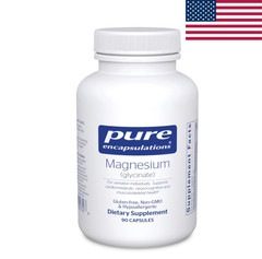 Pure Encapsulations Magnesium Glycinate 90 Capsules Sleep Stress Support