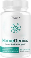 NerveGenics Nerve Health Support Supplement Capsules Neuropathy 1 Pack 60Ct