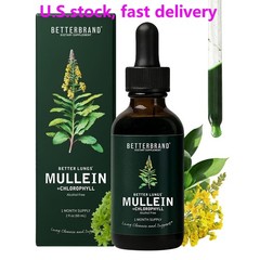Mullein Leaf Tincture with Chlorophyll 60ml Betterbrand Drops Lung Detox Helps