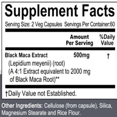 Black Maca 2000 Mg,Male Enhancement,Sexual Health Support,Boost Energy