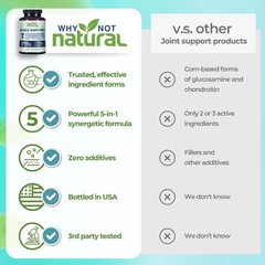 Joint Support Glucosamine Chondroitin MSM Capsules for Mobility & Flexibility