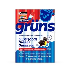 Grüns Limited Time Flavor Firecracker Sugar-Free Adult Greens – 240g/12 Servings