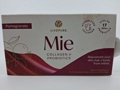 LivePURE Mie Collagen & Probiotics 14 sticks MFG: 4/2025