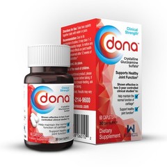 Dona Crystalline Glucosamine Sulfate, 750 Mg, Joint Supplement Pills