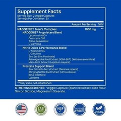 Selerb NAD+ Supplement for Men-With Liposomal-NAD+,CoQ10, L-Carnitine, L-Arginin