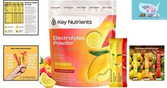 10 Pack Sugar-Free Electrolytes – Lemonade, Peach Mango & Watermelon Tastes