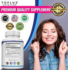 Complex Supplement 8 Elemental 1000mg-Magnesium Glycinate, Citrate, Malate USA S