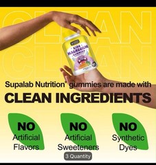1pk Vitamin B6, Vitamin D & Magnesium Gummies For Kids & Teens 60 Counts