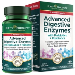 Purity Products Advanced Digestive Enzymes Probiotics & Prebiotics 60 Capsules