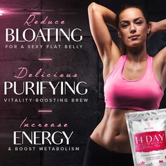 Raspberry Ketone Force and Her Fit Shape 14 Day Detox Tea Bundle — (2 Items)