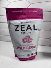 Zurvita Zeal for Life GLUTEN FREE VEGAN WILD BERRY 420g 03/2027! CA/USA