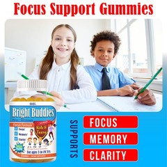 Focus Kids Gummies for Kids Brain Focus Support,Attention,Focus Brain60-20/12/25