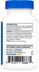 Nutricost Vitamin K2 (100mcg) + Vitamin D3 (5000 IU) 120 Softgels – Gluten Free
