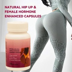 NATURAL HIP UP & FEMALE HORMONE ENHANCED CAPSULES 600 mg 60 Caps