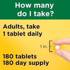 180 Tabletas De Hierro 65mg Con Vitaminas Mejor Pastillas Para Mujeres Y Hombres