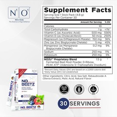 Nitric Oxide Pre-Workout Supplement with Beetroot, ATP, Electrolytes, 30