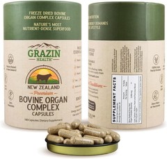 Grass Fed Bovine Organ Complex: Liver, Spleen, Kidney, Heart, Pancreas