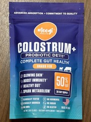 Moogi Health Grass Fed Colostrum 2.6oz Exp 1/27