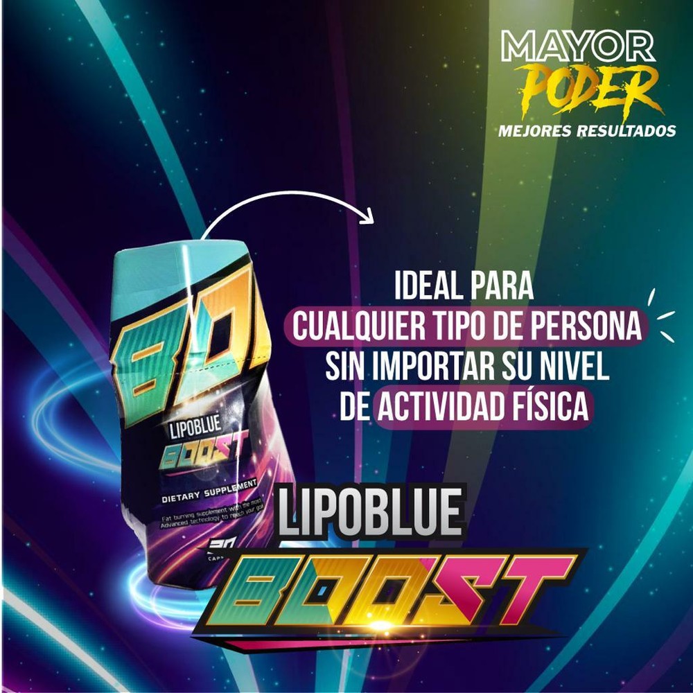 Lipoblue Boost HIGH PERFORMANCE WEIGHT FAT BURNER SUPPLEMENT/DIETARY SUPPLEMENT