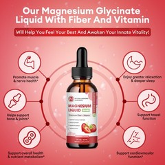 40 Packs Premium Magnesium Liquid Drops,Improve Sleep,Promote Nerve Health ~