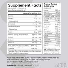 Whey Protein Isolate Sports Nutrition 2lb Bag Creamy Vanilla Powder 26 Servings