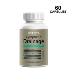 3PACK Sculptique Lymphatic Drainage Capsules, Lymphatic Drainage, 60 Capsules US