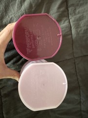 Lot Of Two Purple/Pink Motivational Shaker Workout Bottles 20FL OZ Each