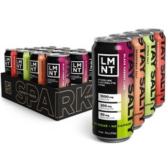 Electrolyte Sparkling Drink Variety Pack – 12 Count | Hydration Boost, Low Sugar