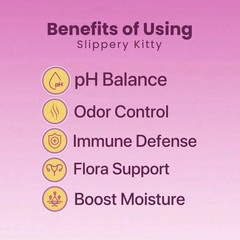 Slippery Kitty Feminine Probiotic + Moisture Gummies – All in One Solution with