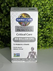 Garden of Life Dr. Formulated Probiotics 80 Billion Caps- 30 EXP 10/26🔥