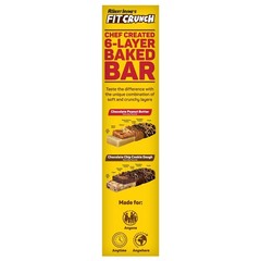 Chef Robert Irvine’s FITCRUNCH High Protein Baked Bars, Variety Pack, 1.62 oz. 1