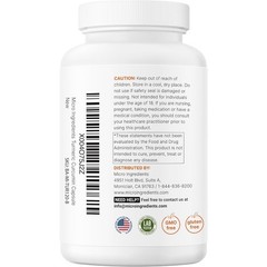 Ingredients Micro Turmeric Curcumin Supplement 1,000mg, 120 Veggie Capsules