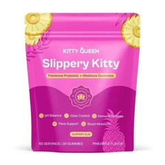 Kitty Queen Slippery Kitty,Feminine Probiotic,Moisture Gummies for Women’sHealth