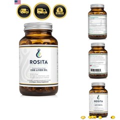 Rosita Extra Virgin Cod Liver Oil Softgels