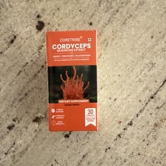 Coretribe Cordyceps Militaris Extract 500mg 30ct Energy + Immune Veg No Filler