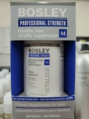 Professional Strength Hair Supplement for Men Bosley 60 Tablets – Expration 6/19