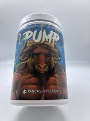PandaSupplements Pump Stimulant-Free Preworkout Powder 40 Servings