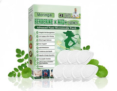 1-5X Berberine Loss Moringa Advanced 10-in-1 Nano Microneedle Patch for Weight