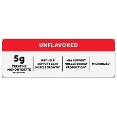 Creatine Monohydrate Dietary Supplement, Unflavored, 5 G, 15.87 Oz