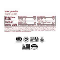 GoMacro MacroBar Vegan Protein Bars Maple Sea Salt 12 Ct