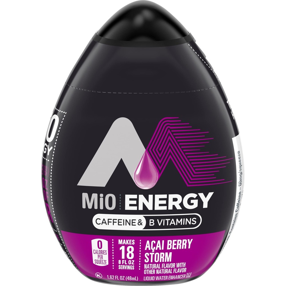 Mio Energy Liquid Water Enhancer Acai Berry Storm 1.62 Fl Oz (Pack of 2)