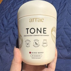 arrae TONE Creatine Gummies 90 Mixed Berry Gut-Friendly Body Composition