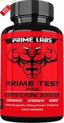 Prime Test Pro Testosterone Supplement Men Ashwagandha Shilajit DIM 60Ct US