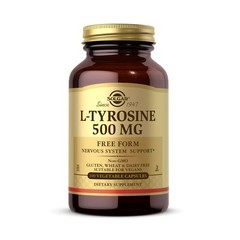 Solgar L-Tyrosine 500 mg, 100 100 Count (Pack of 1), Standard Packaging
