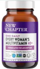 New Chapter One Daily Every Woman’s Multivitamin 40+ 96 Tablets New Exp. 04/2026