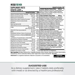 NDS Nutrition MV-360 For Men, 5-in-1 Complete Multivitamin for Men 60 Tablets