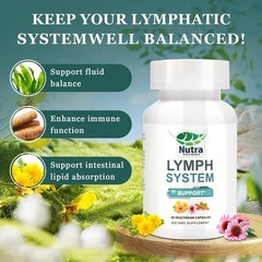 Lymphatic Drainage Support Supplements – Dandelion, Echinacea & Bromelain, 120 C