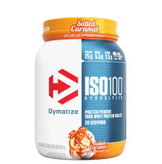 Dymatize ISO100 Hydrolyzed Whey Salted Caramel 25g Protein 20 Servings