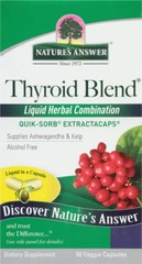 Nature’s Answer Thyroid Blend Liquid Herbal Combination Dietary Supplement 90ct