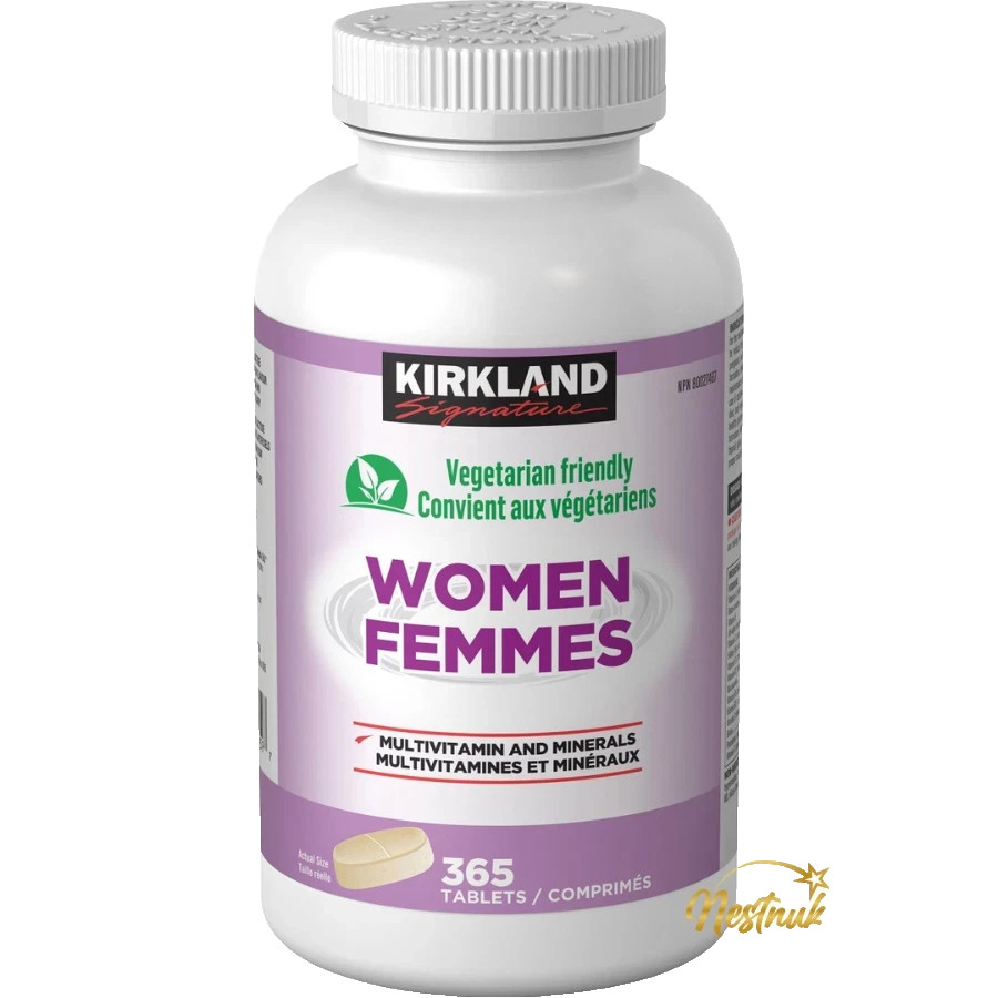 Kirkland Signature Women’s Multivitamin | 365 Tablets| 1 Bottle | Health Support